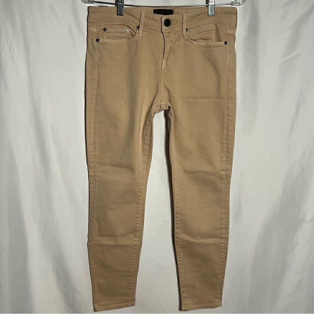 Vince Skinny Ankle Jeans Almond Wash Beige Womens 28 Denim Pants - Picture 1 of 7